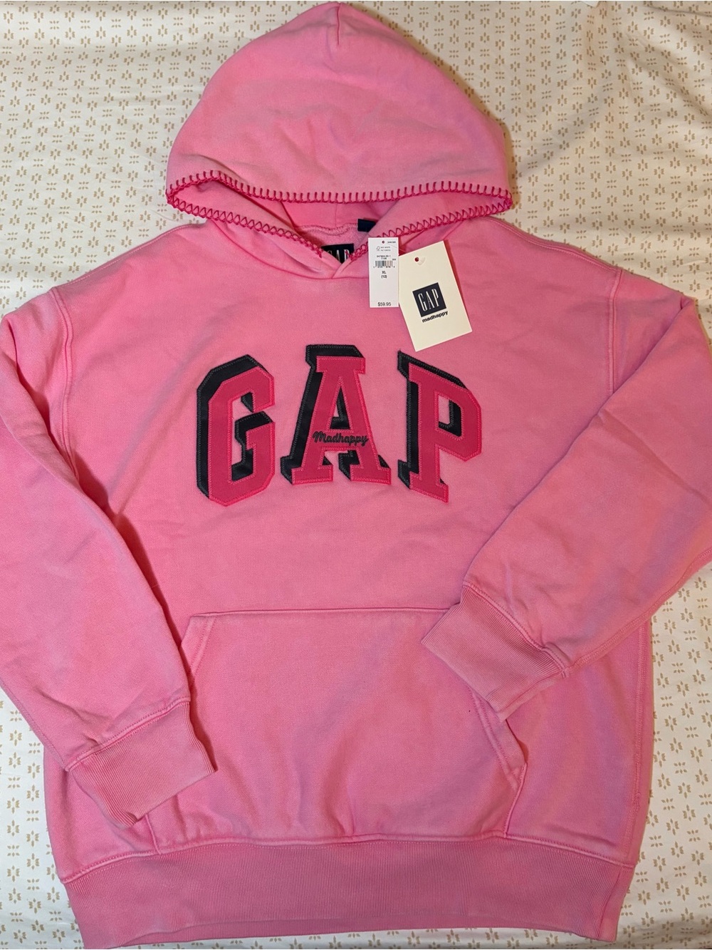 Madhappy x GAP Girls' Pink Pullover Hoodie